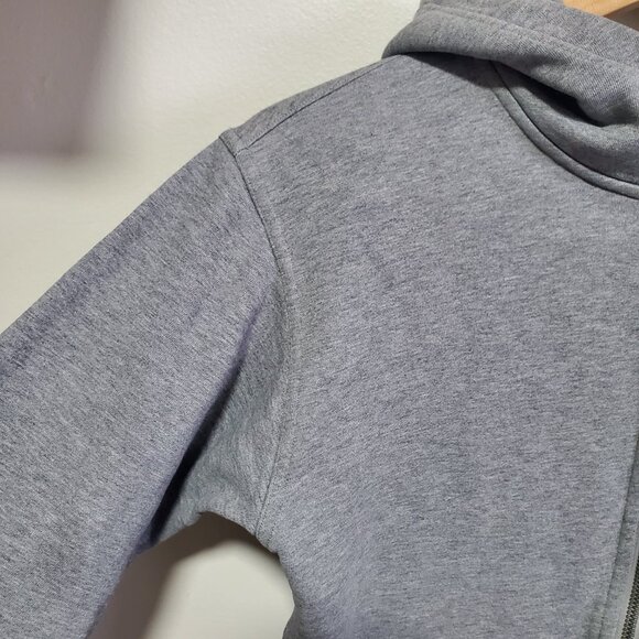 LULULEMON All Yours Full Zip Hoodie Sweatshirt Sweater Terry Cloth Grey Womens 6 - Picture 4 of 12